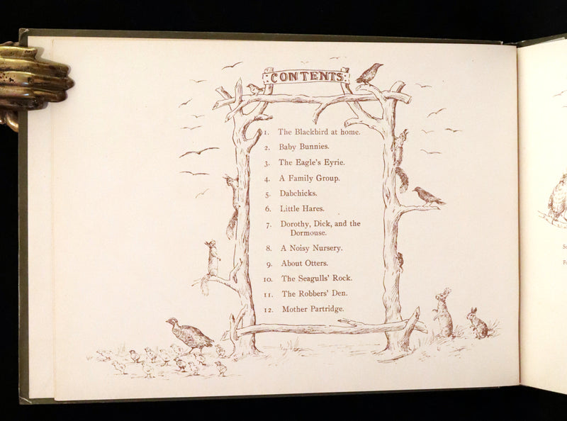 1919 Rare First Edition - The Hole and Corner Book by Nancy and Bessie Parker.