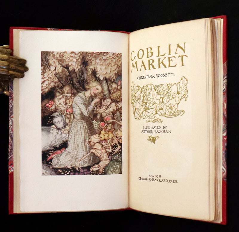 1933 Rare First UK Edition - Goblin Market by Christina Rossetti illustrated by Arthur Rackham.