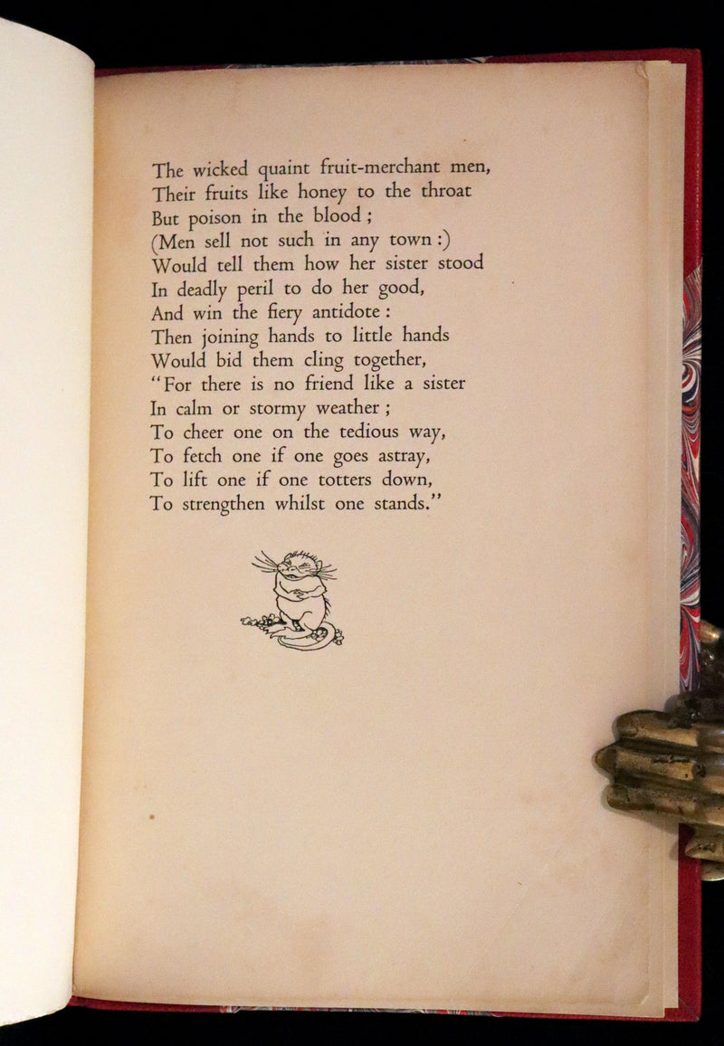 1933 Rare First UK Edition - Goblin Market by Christina Rossetti illustrated by Arthur Rackham.