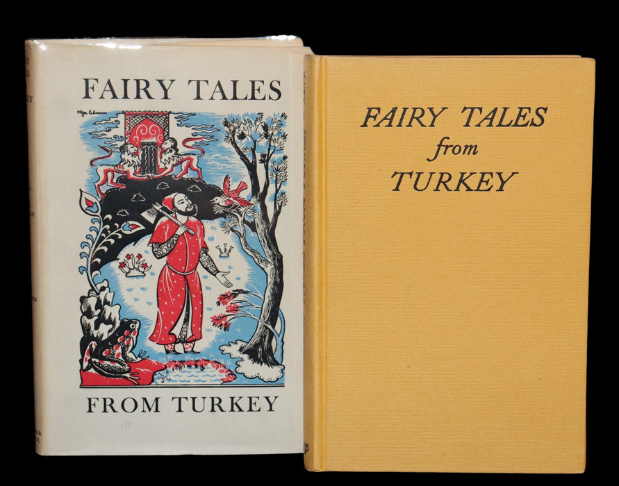 1960 Rare Book - Fairy Tales from Turkey illustrated by Olga Lehmann.