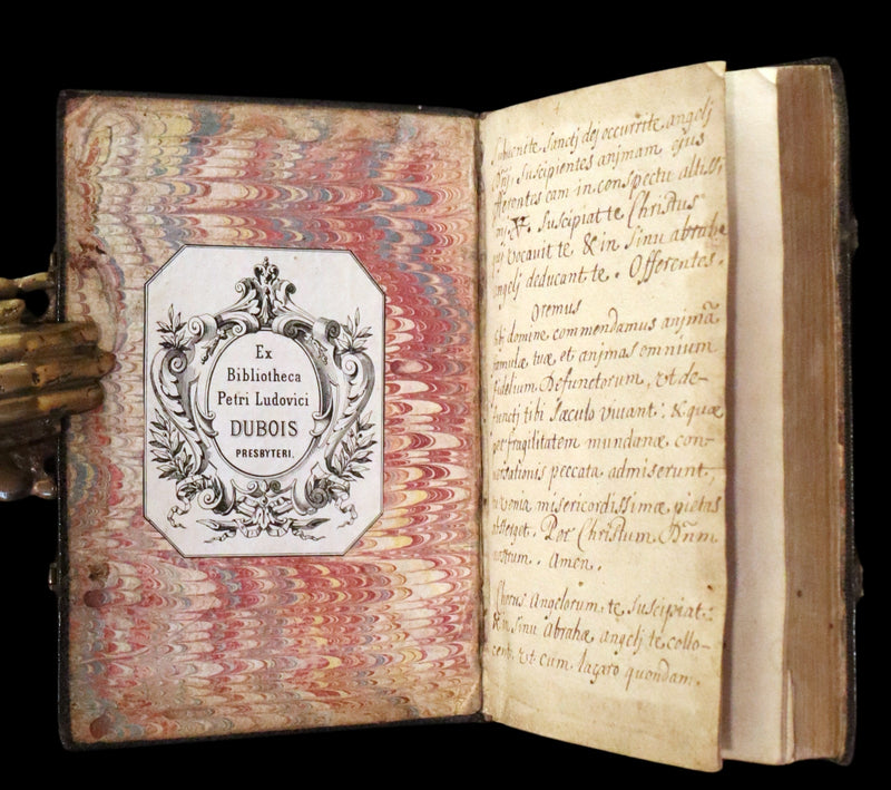 1638 Scarce Latin Book - David's Book of Psalms, Psalterium Davidis cum Canticis Sacris with Clasps.