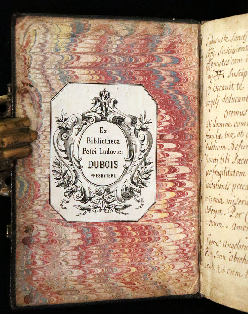 1638 Scarce Latin Book - David's Book of Psalms, Psalterium Davidis cum Canticis Sacris with Clasps.