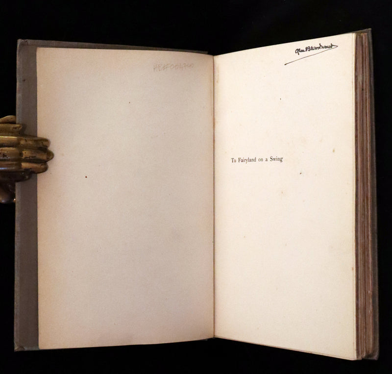 1904 Scarce Signed First Edition - To Fairyland on a Swing illustrated by Alice B. Woodward.