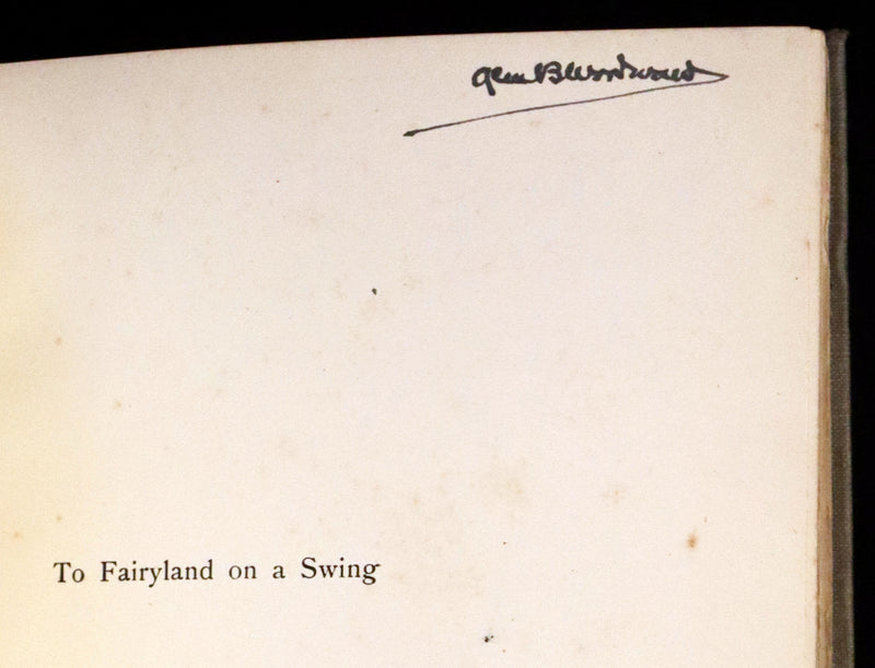 1904 Scarce Signed First Edition - To Fairyland on a Swing illustrated by Alice B. Woodward.