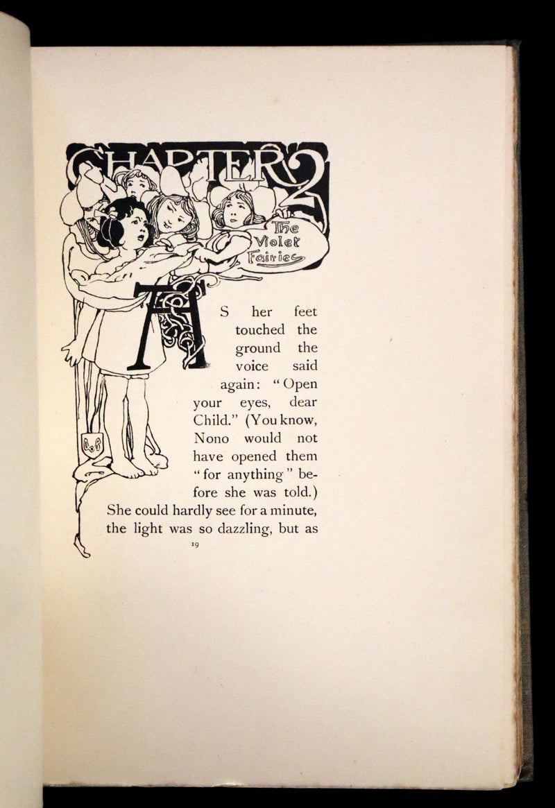 1904 Scarce Signed First Edition - To Fairyland on a Swing illustrated by Alice B. Woodward.