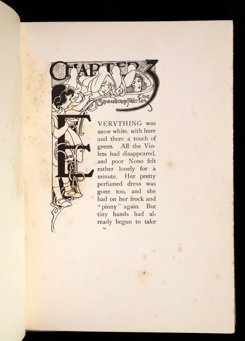 1904 Scarce Signed First Edition - To Fairyland on a Swing illustrated by Alice B. Woodward.