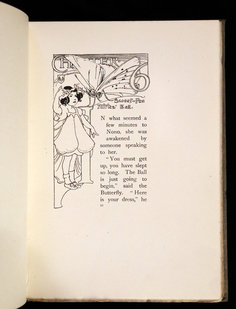 1904 Scarce Signed First Edition - To Fairyland on a Swing illustrated by Alice B. Woodward.