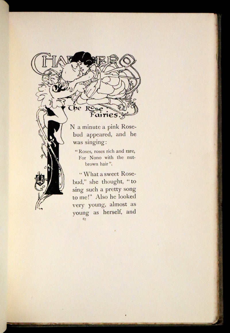 1904 Scarce Signed First Edition - To Fairyland on a Swing illustrated by Alice B. Woodward.