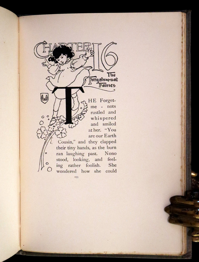 1904 Scarce Signed First Edition - To Fairyland on a Swing illustrated by Alice B. Woodward.