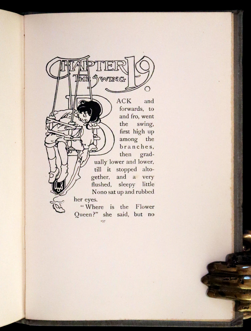 1904 Scarce Signed First Edition - To Fairyland on a Swing illustrated by Alice B. Woodward.
