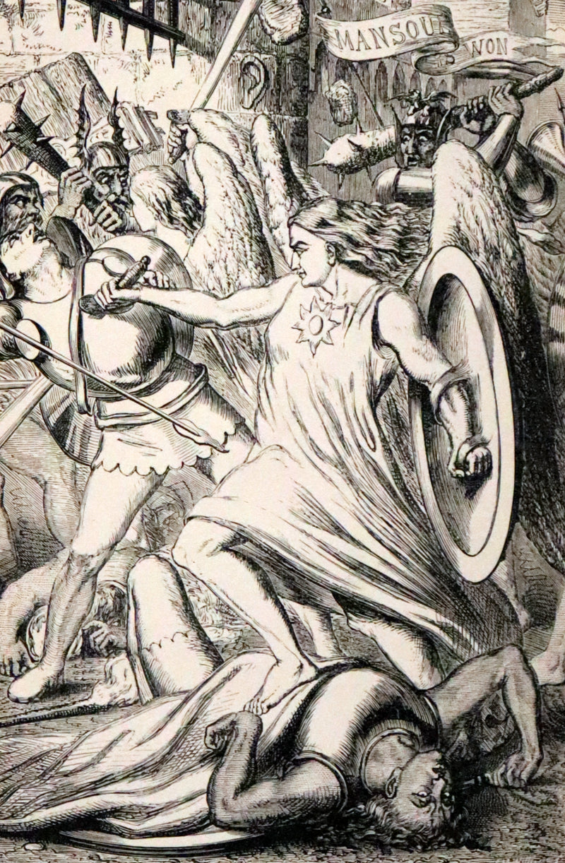 1864 Rare Book - The Holy War Made by Shaddai Upon Diabolus by John Bunyan.