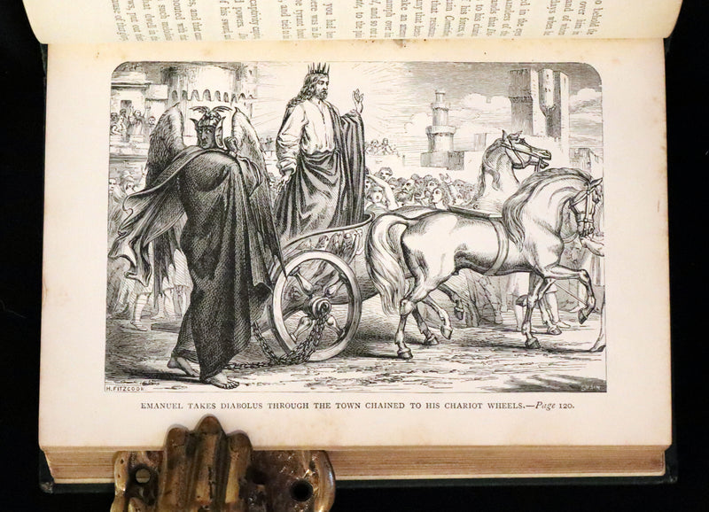 1864 Rare Book - The Holy War Made by Shaddai Upon Diabolus by John Bunyan.