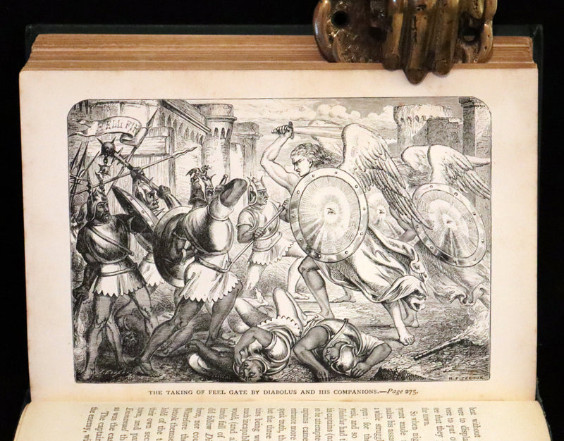 1864 Rare Book - The Holy War Made by Shaddai Upon Diabolus by John Bunyan.