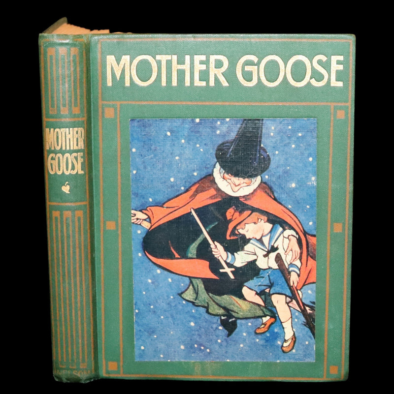 1915 Scarce Book -  Mother Goose and Her Friends in Fairyland.