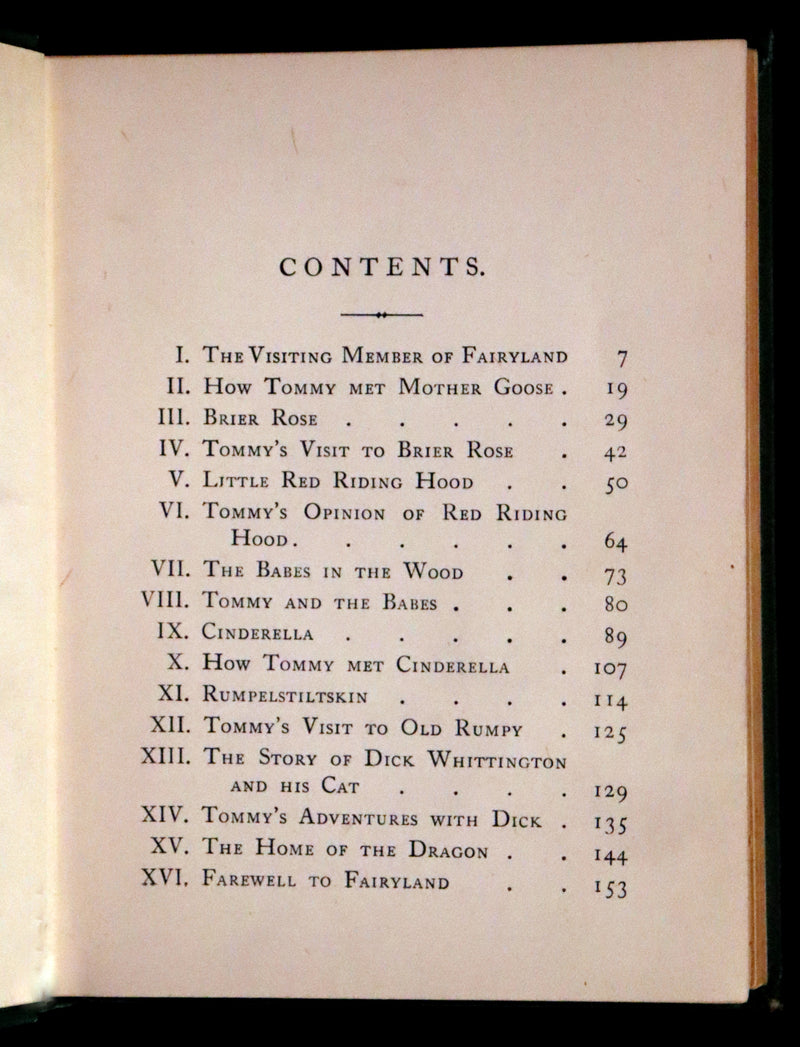 1915 Scarce Book -  Mother Goose and Her Friends in Fairyland.
