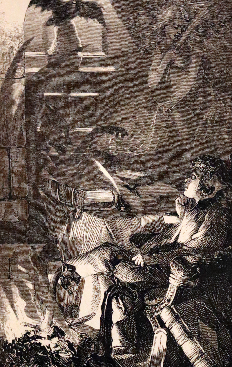 1881 Rare Book - Poems by Edgar Allan Poe with Memoir (The Raven, Lenore,...). Illustrated.