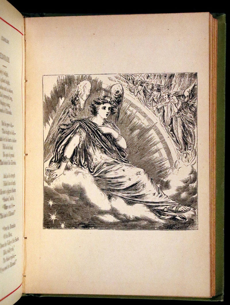 1881 Rare Book - Poems by Edgar Allan Poe with Memoir (The Raven, Lenore,...). Illustrated.