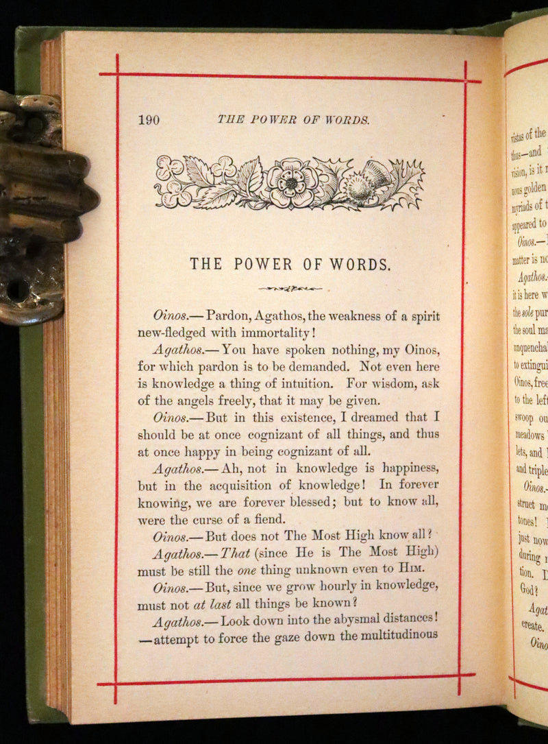 1881 Rare Book - Poems by Edgar Allan Poe with Memoir (The Raven, Lenore,...). Illustrated.