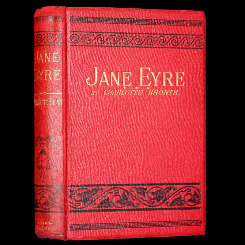 1890 Rare Victorian Book - Jane Eyre. An Autobiography by Currer Bell (Charlotte Brontë).