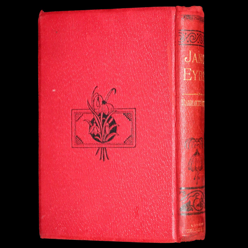 1890 Rare Victorian Book - Jane Eyre. An Autobiography by Currer Bell (Charlotte Brontë).