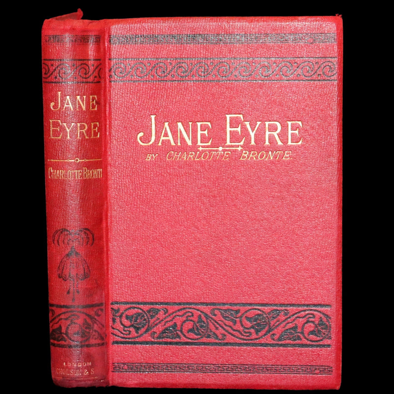 1890 Rare Victorian Book - Jane Eyre. An Autobiography by Currer Bell (Charlotte Brontë).