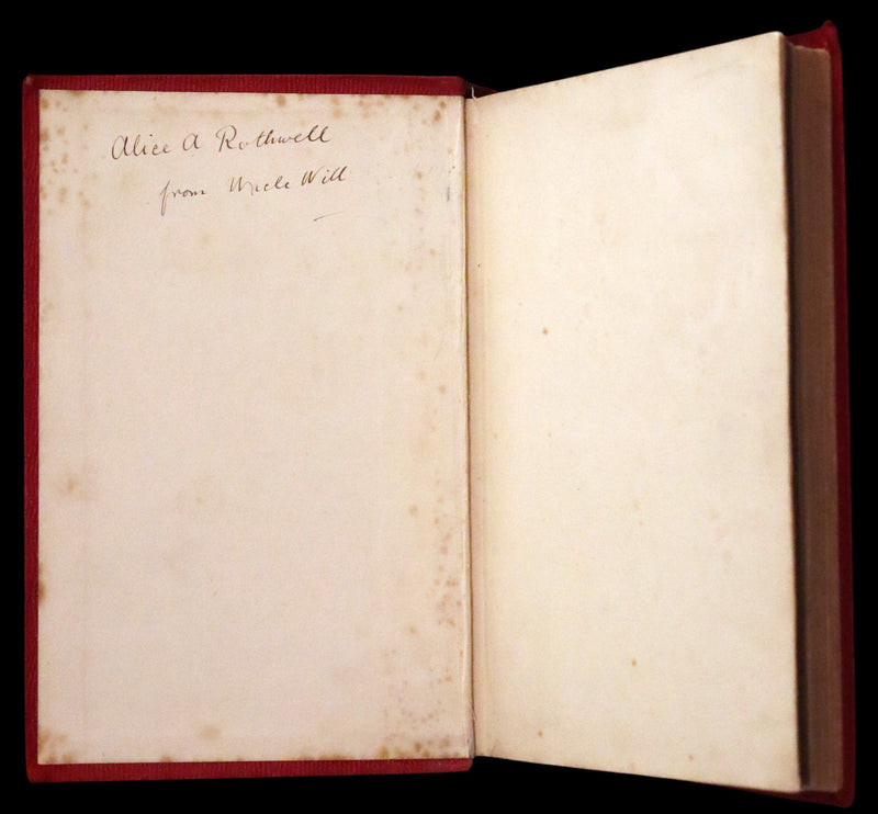 1890 Rare Victorian Book - Jane Eyre. An Autobiography by Currer Bell (Charlotte Brontë).