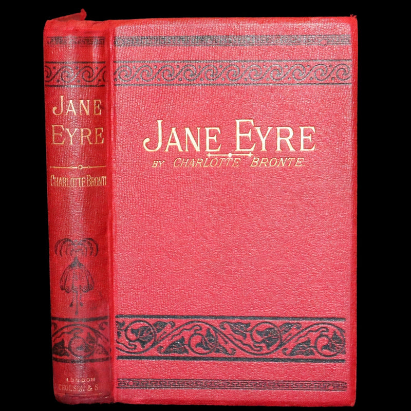 1890 Rare Victorian Book - Jane Eyre. An Autobiography by Currer Bell (Charlotte Brontë).