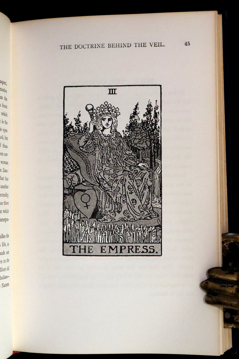 1918 Rare First Edition - The Illustrated Key to the Tarot, The Veil of Divination by de Laurence.
