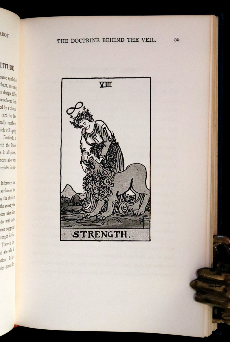 1918 Rare First Edition - The Illustrated Key to the Tarot, The Veil of Divination by de Laurence.