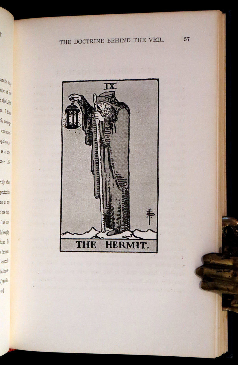 1918 Rare First Edition - The Illustrated Key to the Tarot, The Veil of Divination by de Laurence.