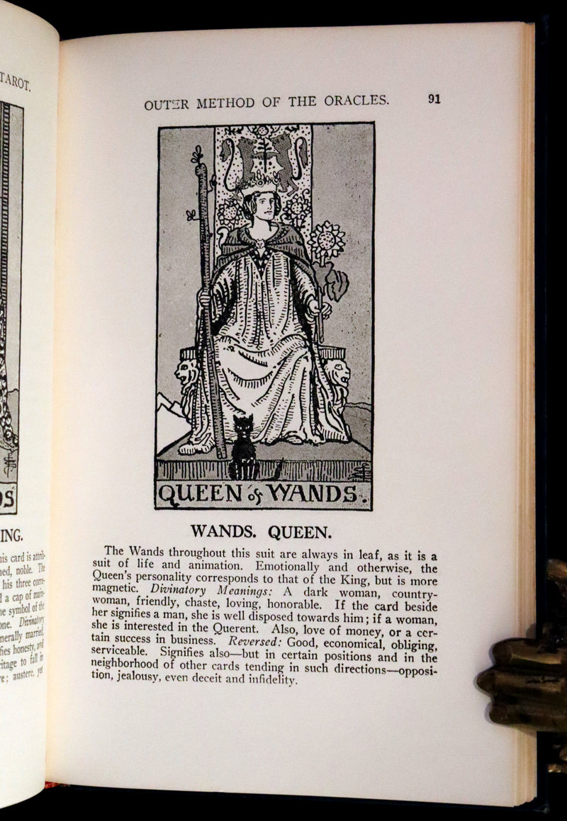 1918 Rare First Edition - The Illustrated Key to the Tarot, The Veil of Divination by de Laurence.