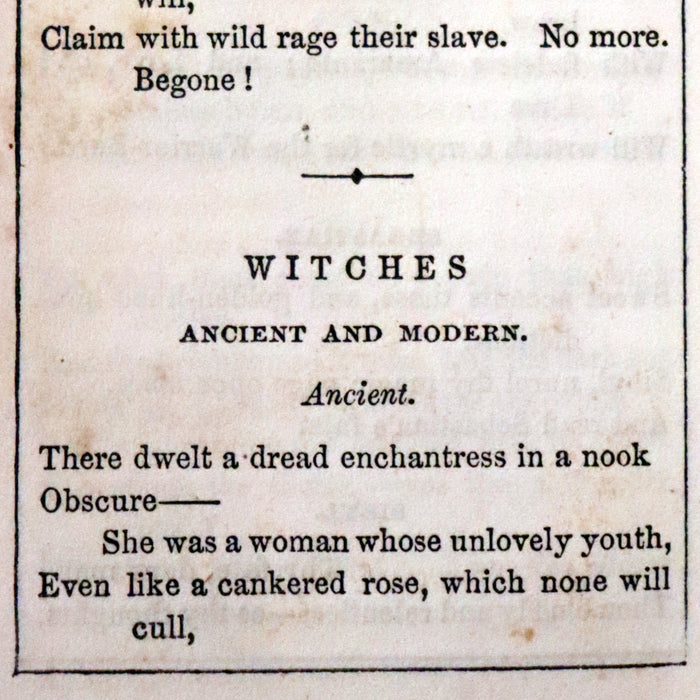 1849 Scarce Divination Book - The Sibyl's Cave: or Book of Oracles, for Ladies and Gentlemen. Witches.