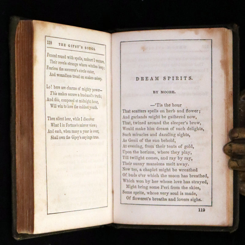 1849 Scarce Divination Book - The Sibyl's Cave: or Book of Oracles, for Ladies and Gentlemen. Witches.