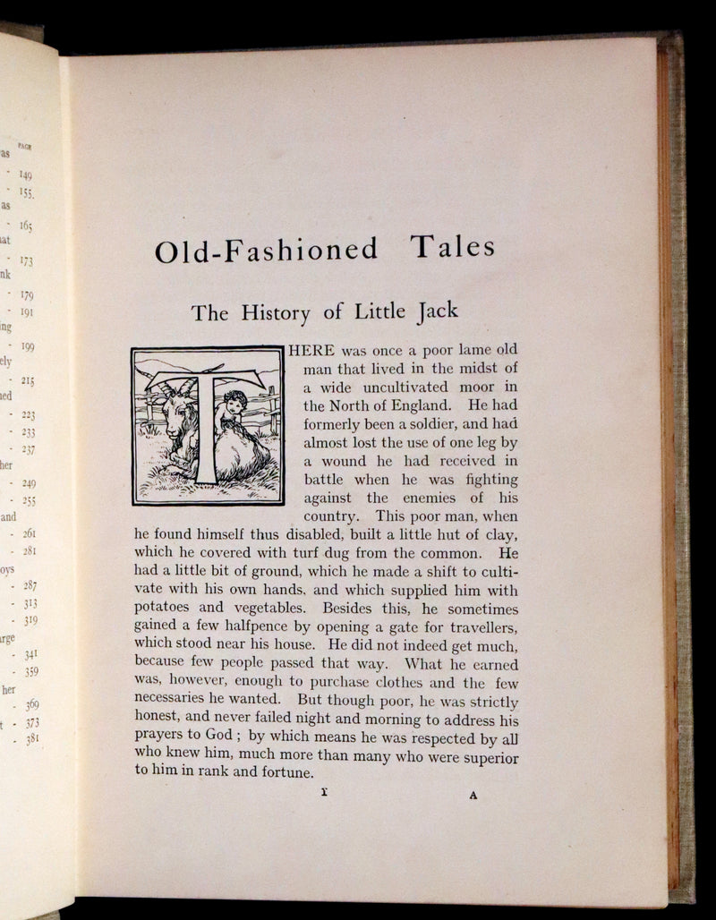 1905 First Edition - Old Fashioned Fairy Tales beautifully Illustrated by Francis Donkin Bedford.