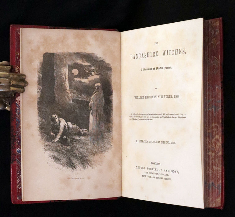 1875 Rare Illustrated Edition - The Lancashire Witches. A Romance Of Pendle Forest.