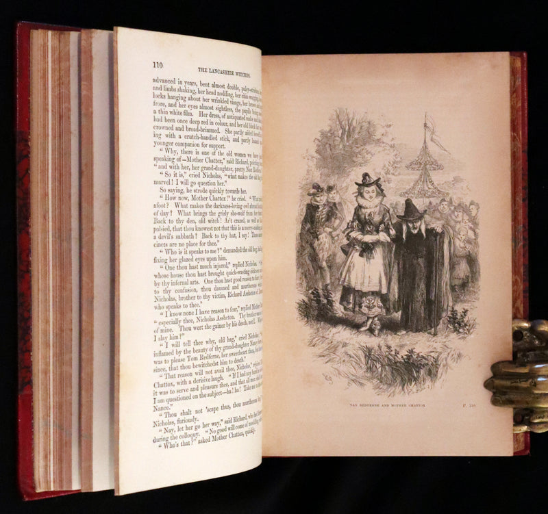 1875 Rare Illustrated Edition - The Lancashire Witches. A Romance Of Pendle Forest.