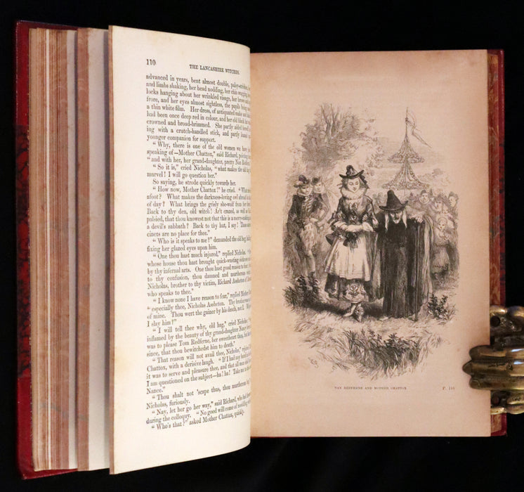 1875 Rare Illustrated Edition - The Lancashire Witches. A Romance Of Pendle Forest.