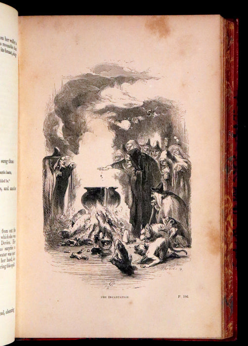 1875 Rare Illustrated Edition - The Lancashire Witches. A Romance Of Pendle Forest.