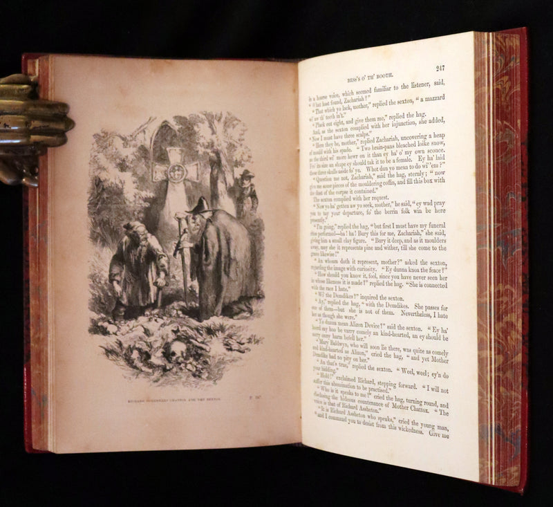 1875 Rare Illustrated Edition - The Lancashire Witches. A Romance Of Pendle Forest.