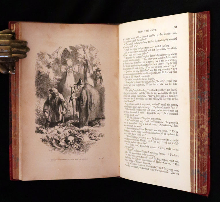 1875 Rare Illustrated Edition - The Lancashire Witches. A Romance Of Pendle Forest.