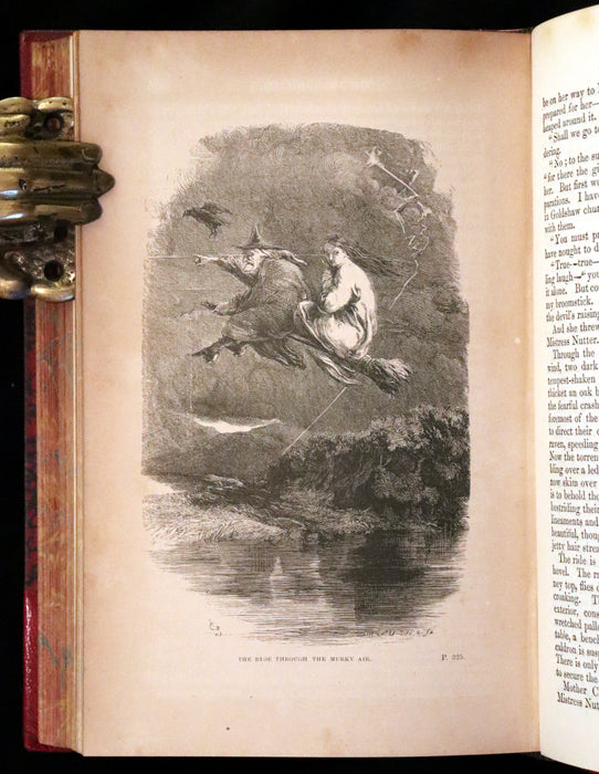 1875 Rare Illustrated Edition - The Lancashire Witches. A Romance Of Pendle Forest.