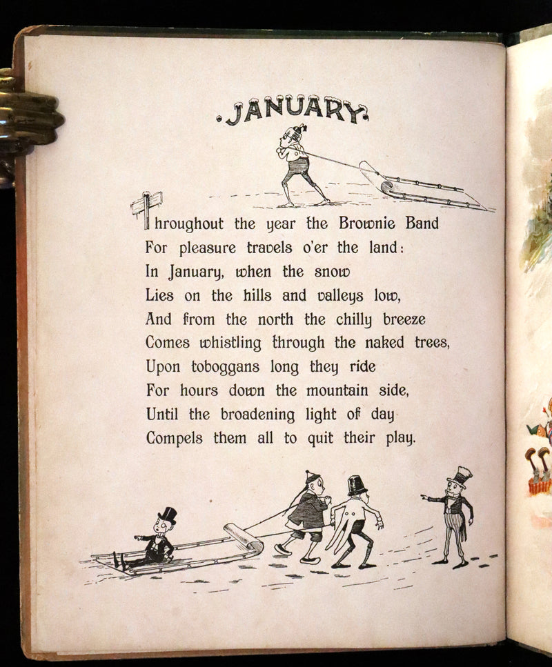 1895 Rare First Edition - Brownie Year Book