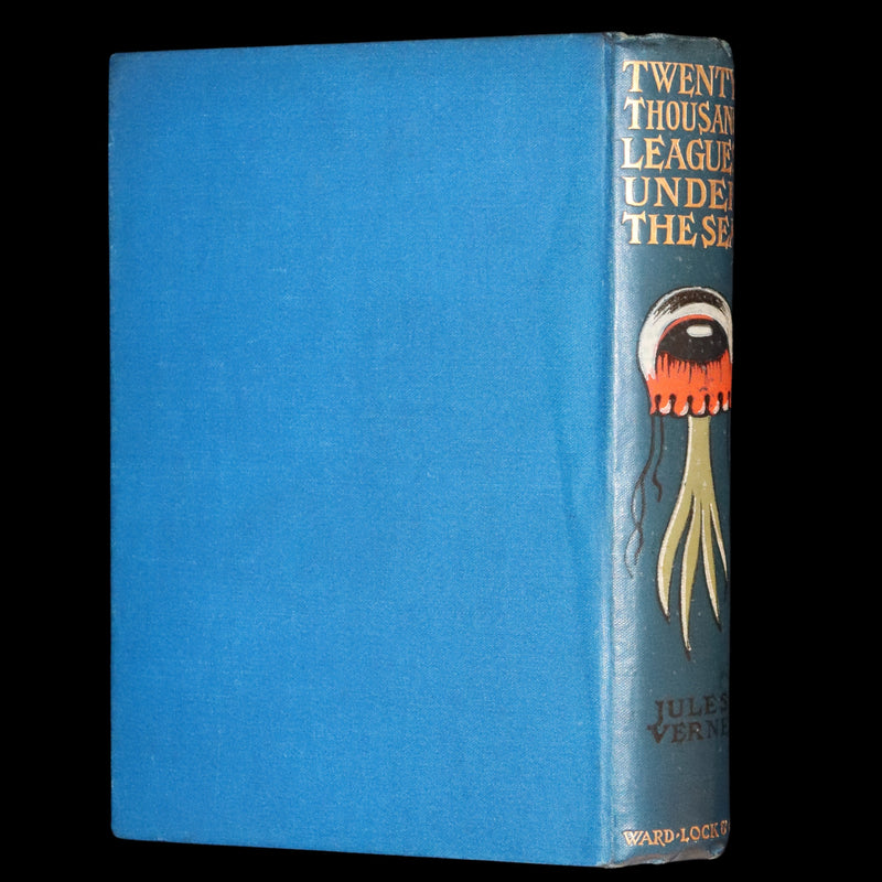 1900 Rare Book - Twenty Thousand Leagues Under the Sea by Jules Verne. Blue variant.
