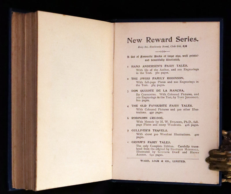 1900 Rare Book - Twenty Thousand Leagues Under the Sea by Jules Verne. Blue variant.