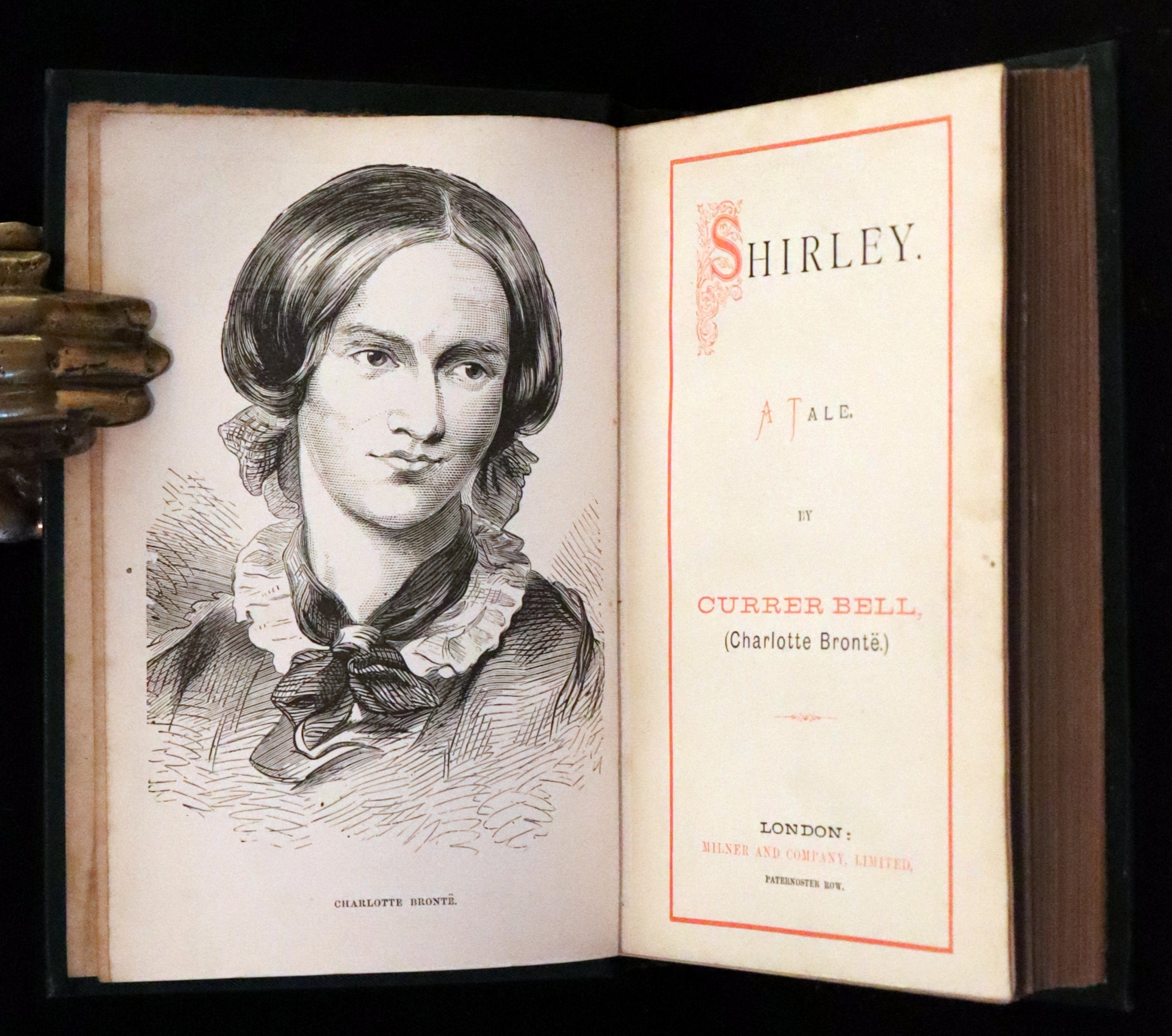 1890 Rare Book - Shirley, A Tale by Charlotte Brontë, under the ...