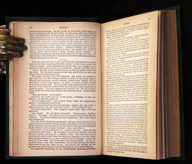 1890 Rare Book - Shirley, A Tale by Charlotte Brontë, under the pseudonym Currer Bell.