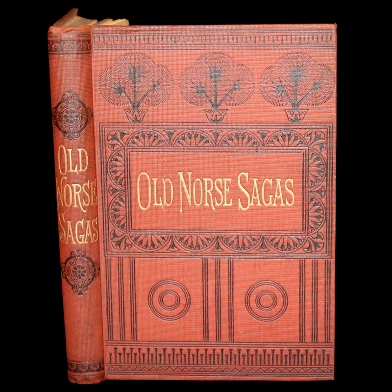 1895 Scarce Book - Old Norse Sagas - Aslog, Frithiof, Ingeborg, Ragnar Lodbrok, Sigurd, Wayland Smith, Hamlet, and others.