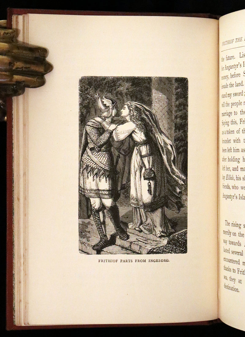 1895 Scarce Book - Old Norse Sagas - Aslog, Frithiof, Ingeborg, Ragnar Lodbrok, Sigurd, Wayland Smith, Hamlet, and others.