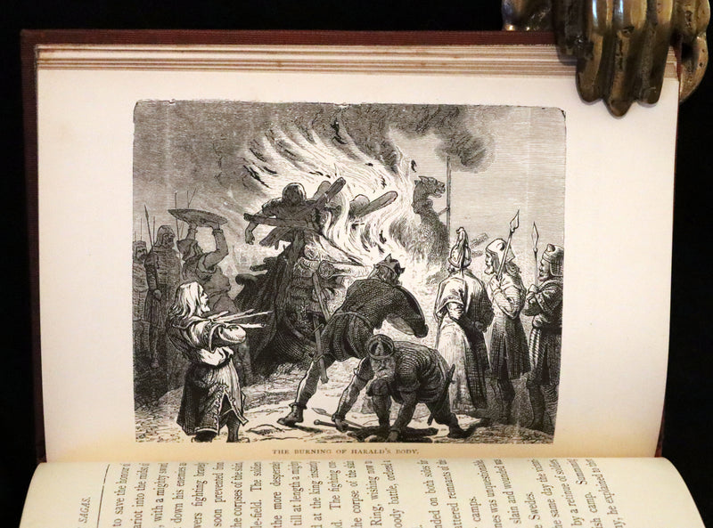 1895 Scarce Book - Old Norse Sagas - Aslog, Frithiof, Ingeborg, Ragnar Lodbrok, Sigurd, Wayland Smith, Hamlet, and others.
