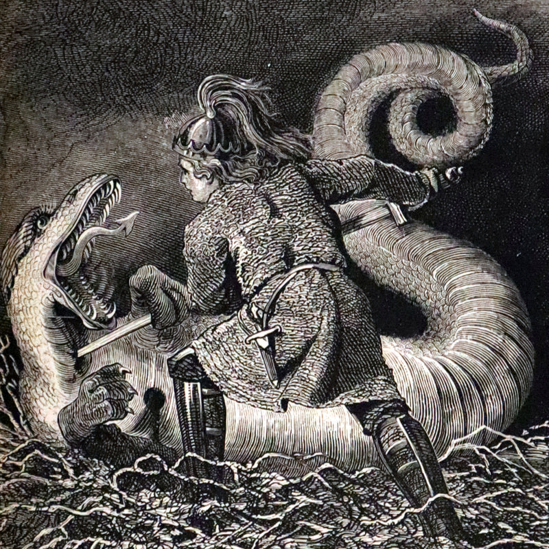 1895 Scarce Book - Old Norse Sagas - Aslog, Frithiof, Ingeborg, Ragnar Lodbrok, Sigurd, Wayland Smith, Hamlet, and others.